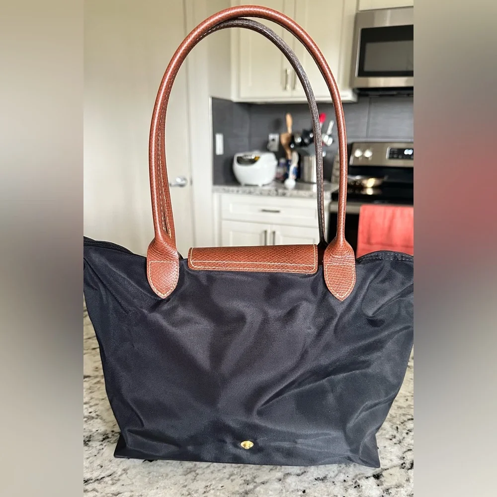 SOLD Longchamp Le Pilage Small Tote Black - Picture 4 of 14
